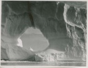Image of Iceberg with hole, close up